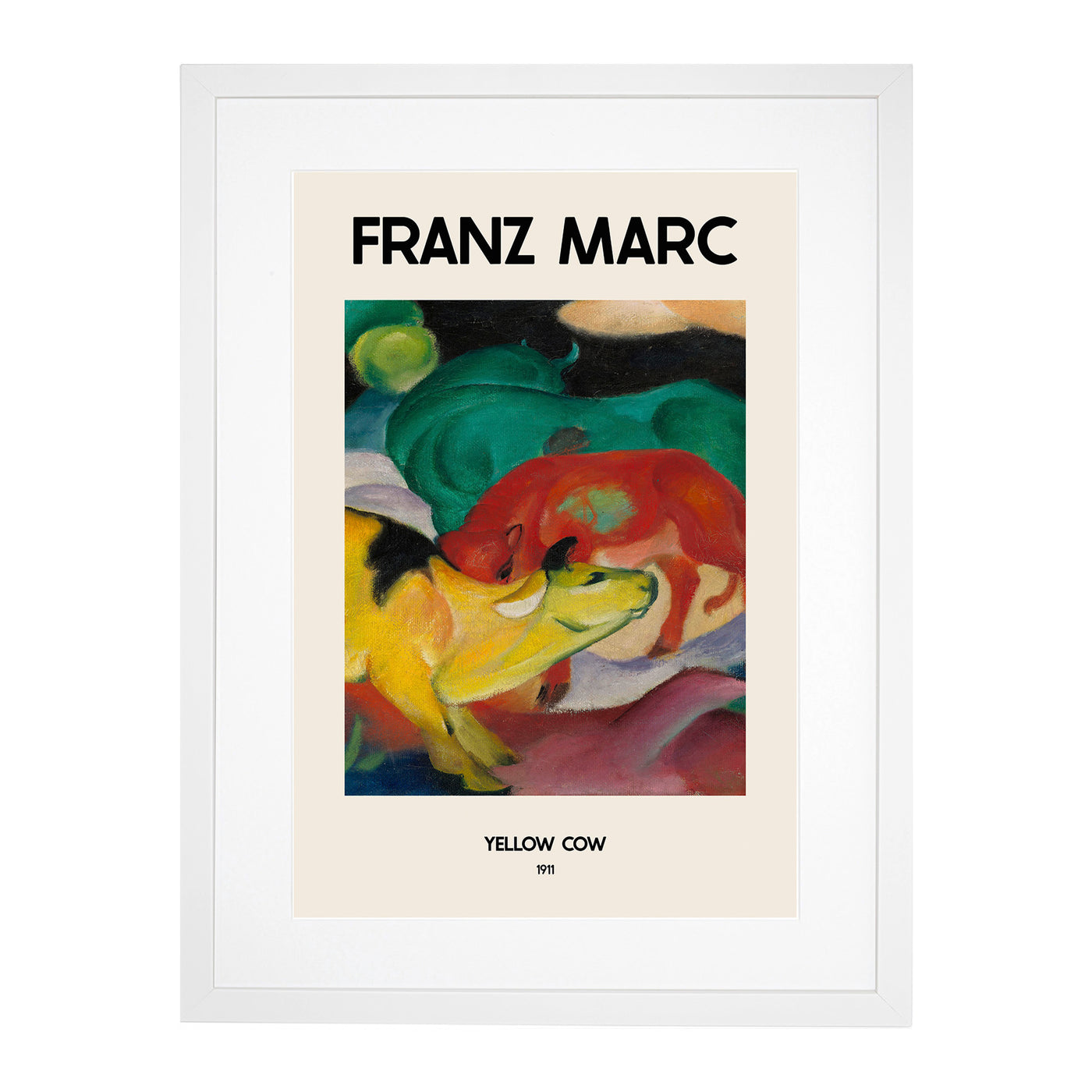 The Yellow Cow Vol.2 Print By Franz Marc