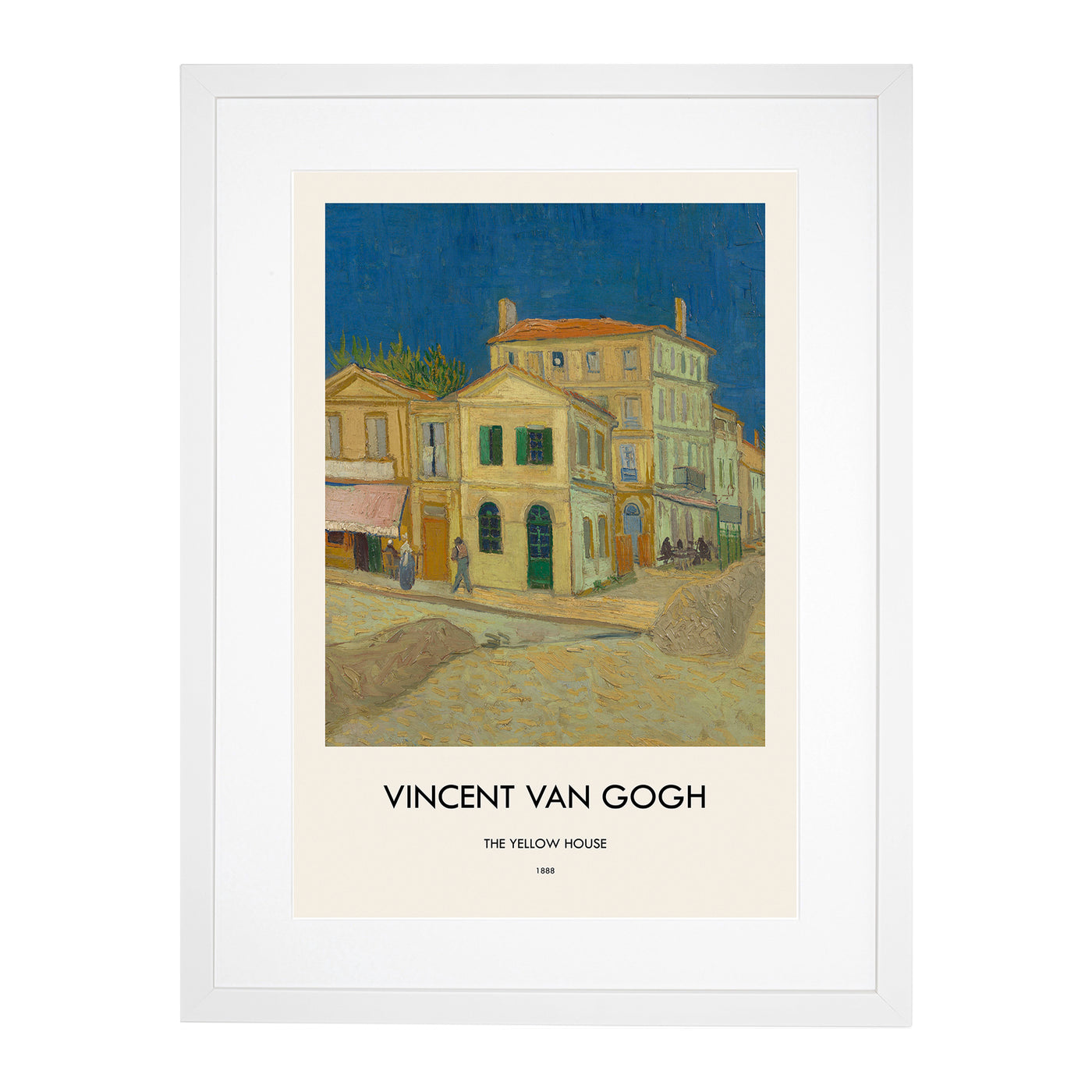 The Yellow House Print By Vincent Van Gogh