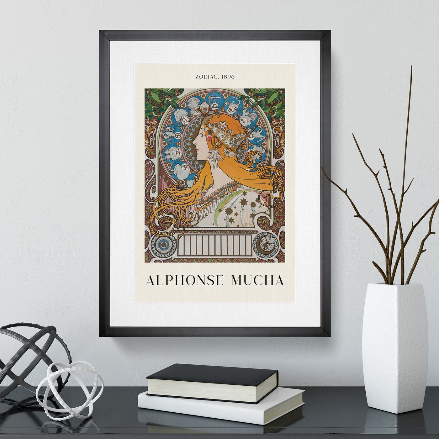 The Zodiac Vol.1 Print By Alphonse Mucha