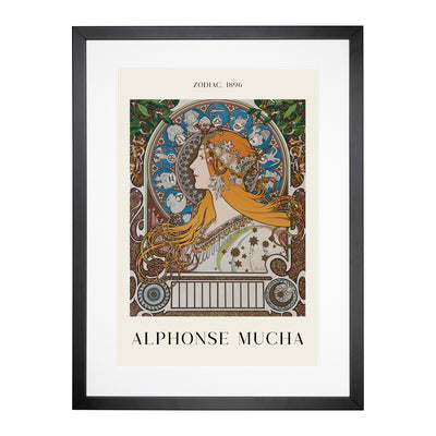 The Zodiac Vol.1 Print By Alphonse Mucha Framed Print Main Image