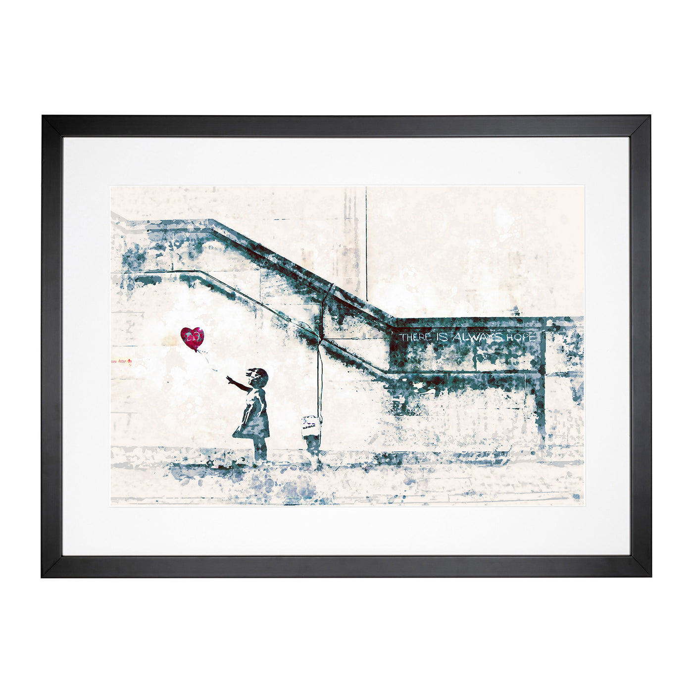 There Is Always Hope Girl With Red Balloon By Banksy