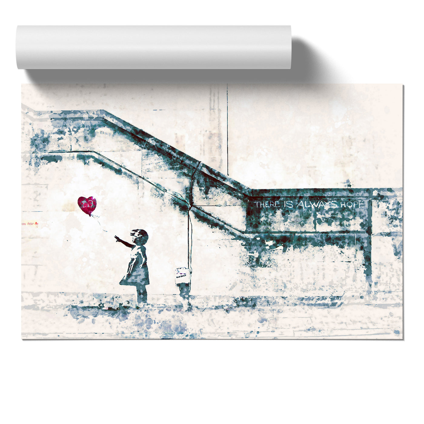 There Is Always Hope Girl With Red Balloon By Banksy