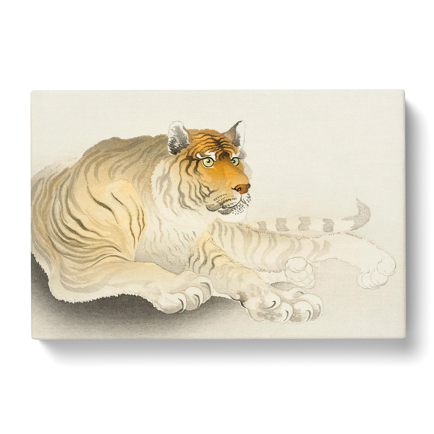 Tiger By Ohara Koson Canvas Print Main Image