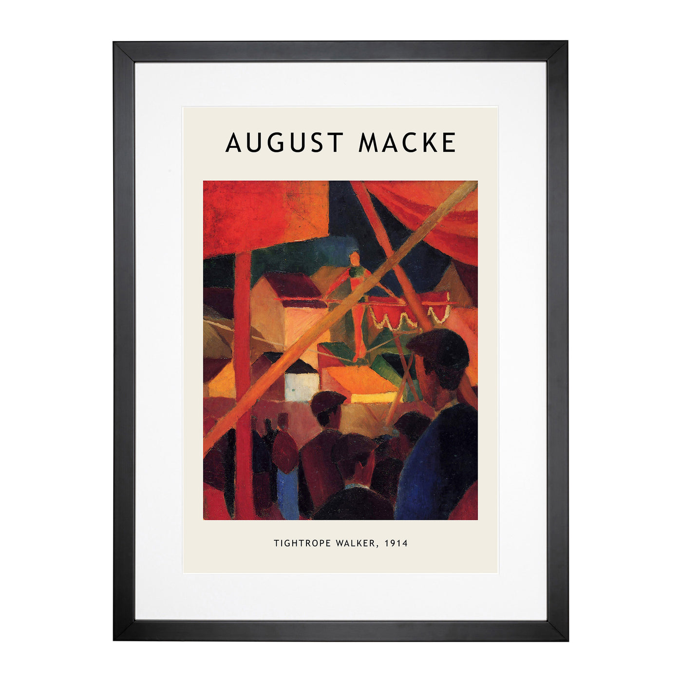 Tightrope Walker Vol.2 Print By August Macke Framed Print Main Image