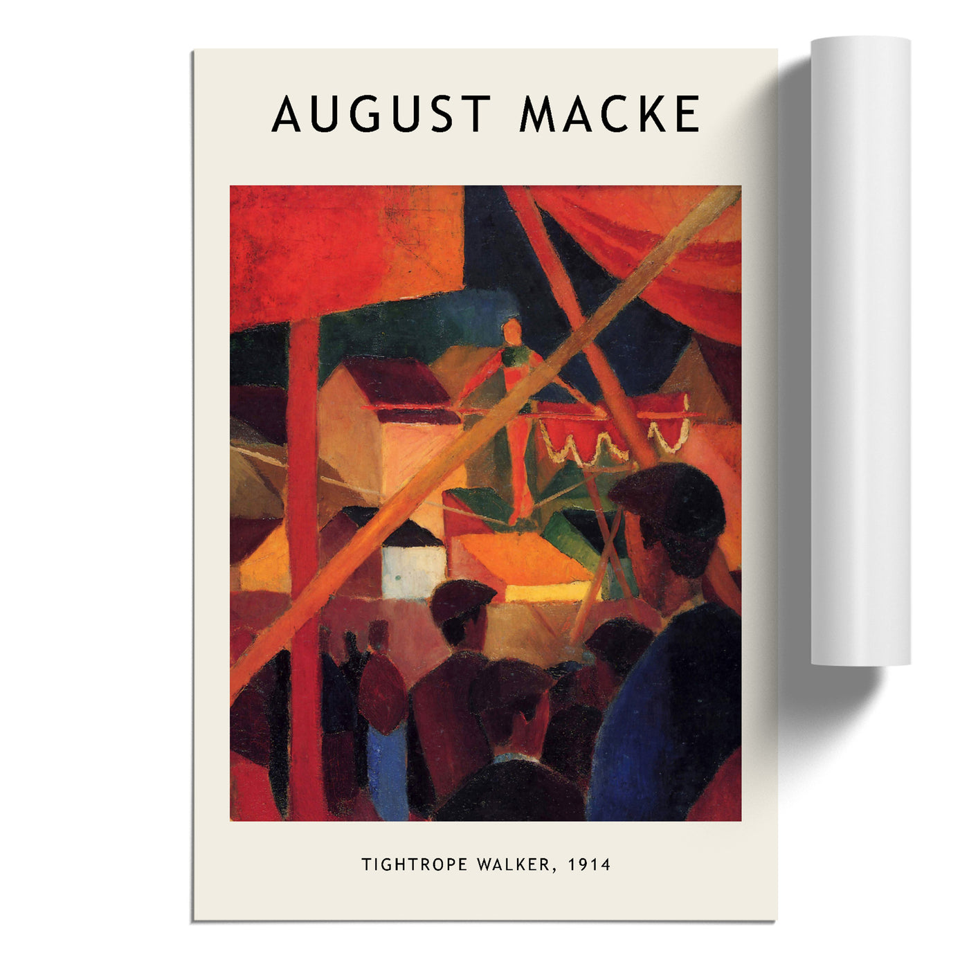 Tightrope Walker Vol.2 Print By August Macke