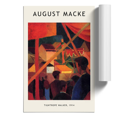 Tightrope Walker Vol.2 Print By August Macke