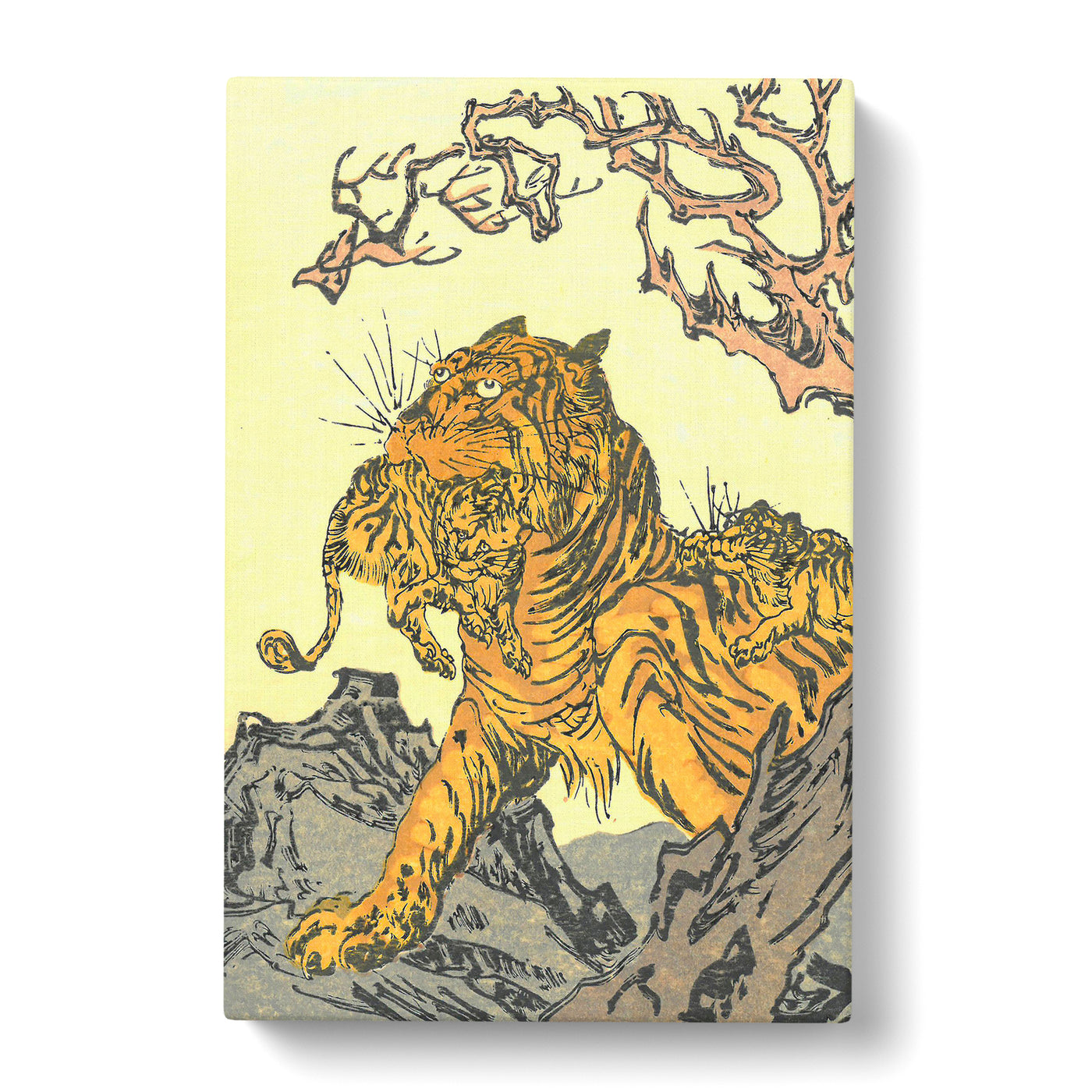 Tora Tiger By Kawanabe Kyosai Canvas Print Main Image