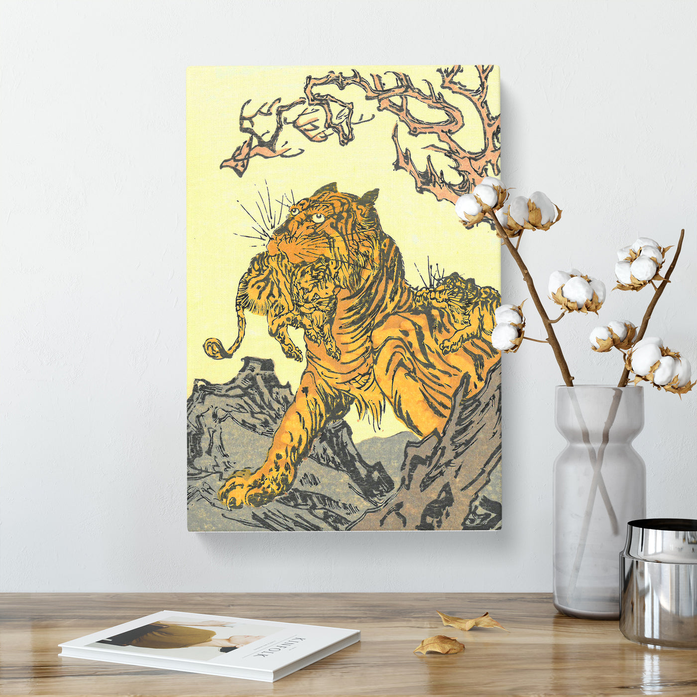 Tora Tiger By Kawanabe Kyosai