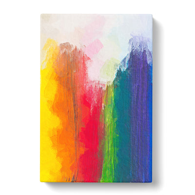 Touching The Rainbow In Abstract Canvas Print Main Image