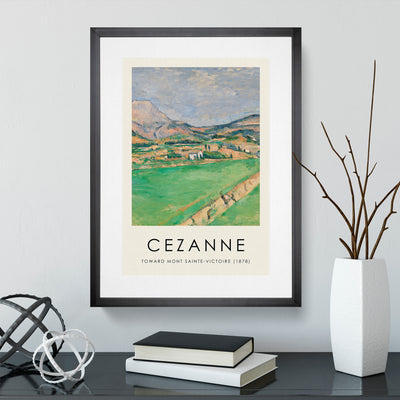 Toward Mont Sainte Victoire Print By Paul Cezanne