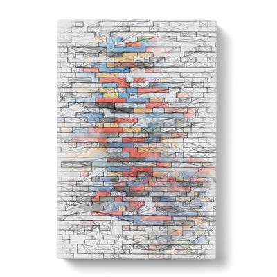 Toy Bricks In Abstract Canvas Print Main Image