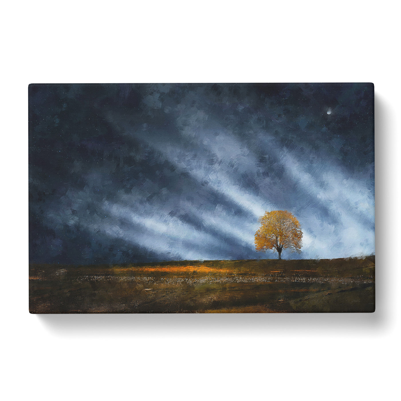 Tree At Dusk Vol.1 Painting Canvas Print Main Image