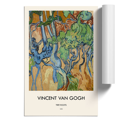 Tree Roots Print By Vincent Van Gogh