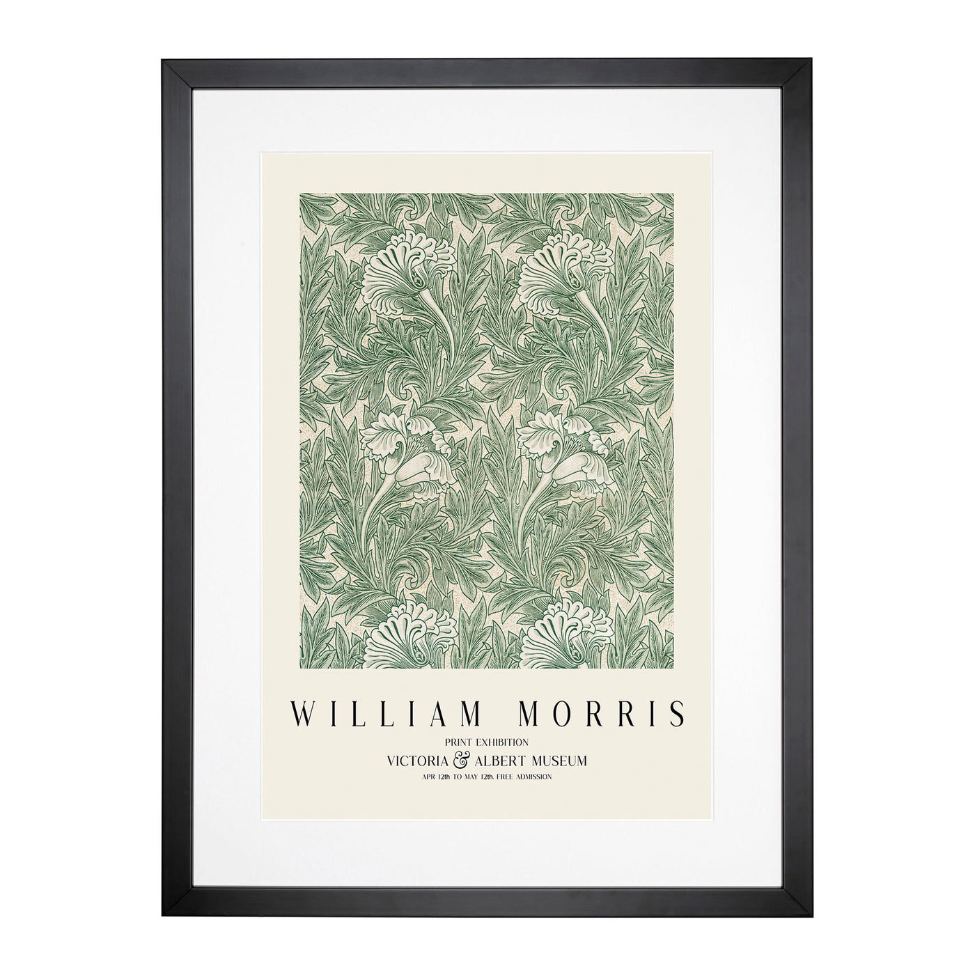 Tulips Print By William Morris Framed Print Main Image