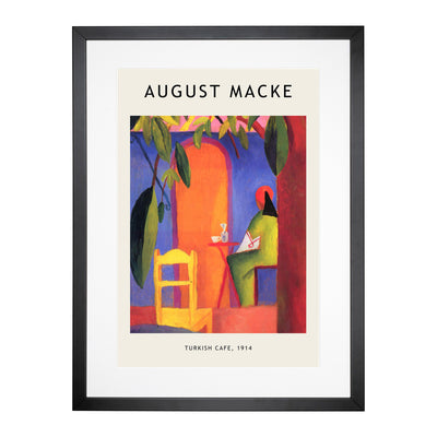 Turkish Cafe Print By August Macke Framed Print Main Image