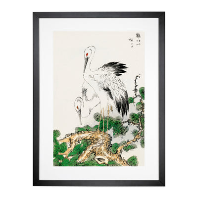Two Japanese Storks By Numata Kashu