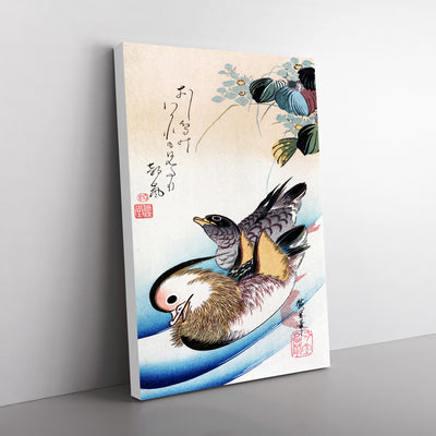 Two Mandarin Ducks By Utagawa Hiroshige