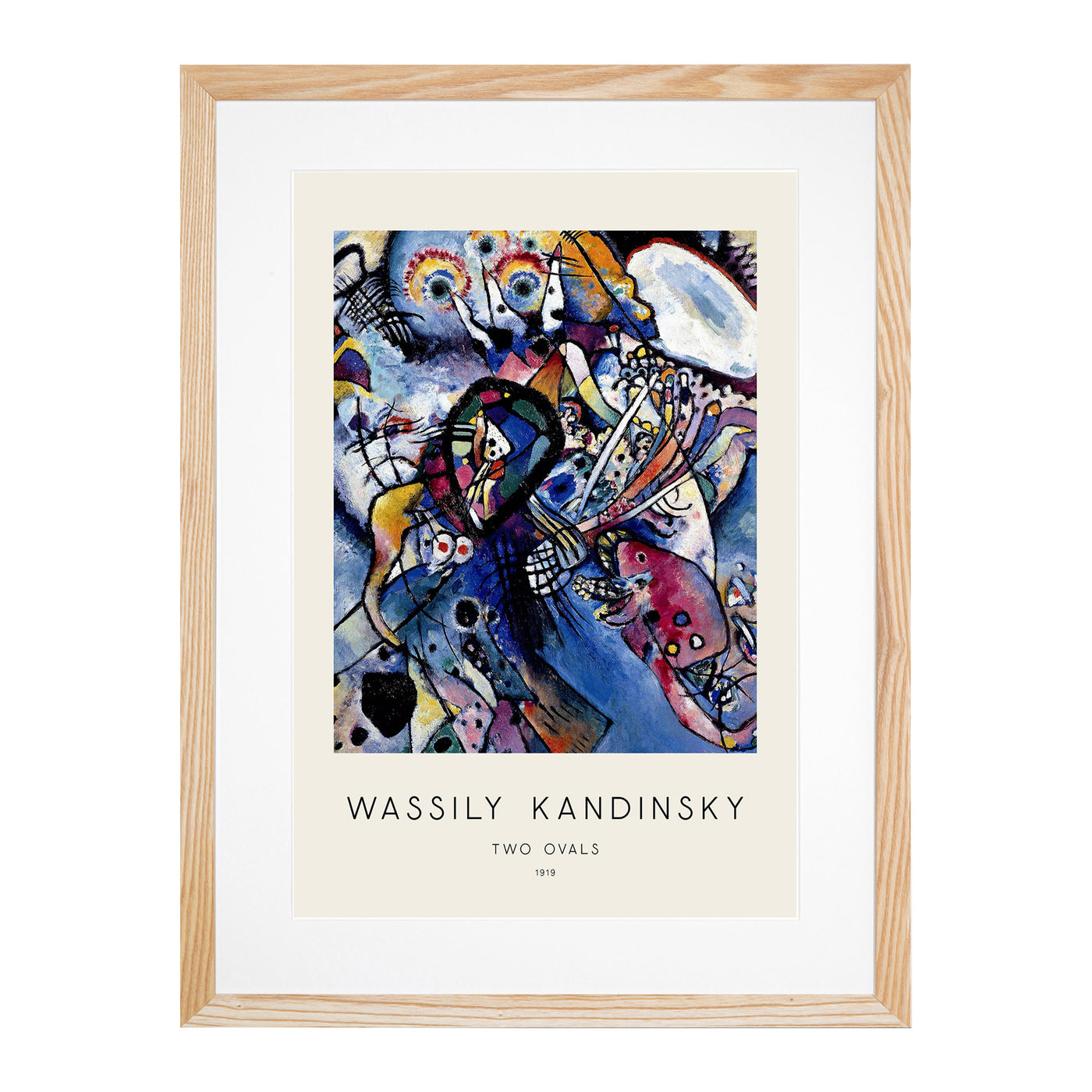 Two Ovals Print By Wassily Kandinsky