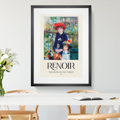 Two Sisters Print By Pierre-Auguste Renoir