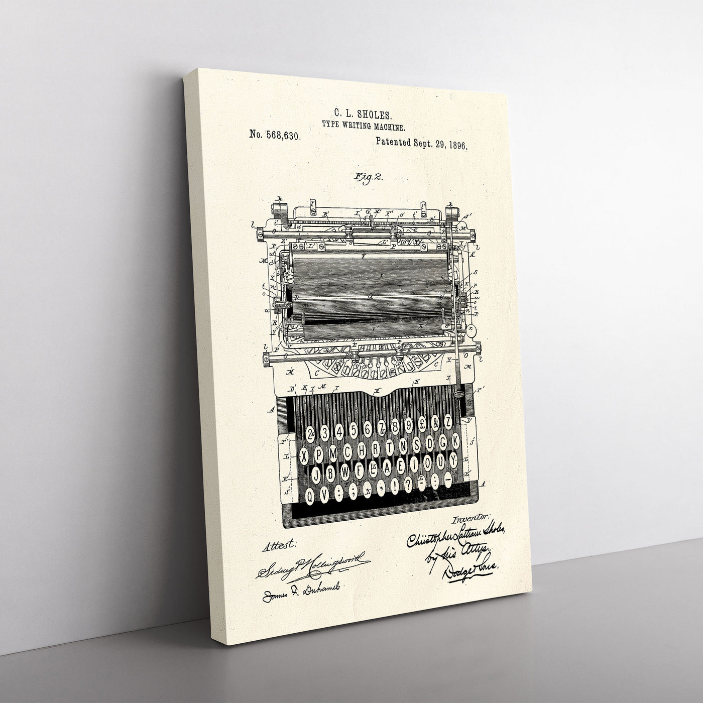 Typewriter Patent