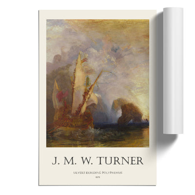 Ulysses Deriding Polyphemus Print By Joseph-Mallord William Turner