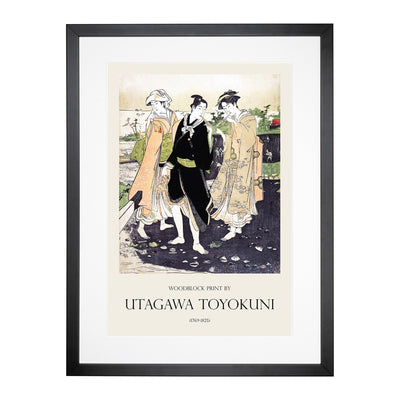 Upon Shinagawa Beach Print By Utagawa Toyokuni Framed Print Main Image