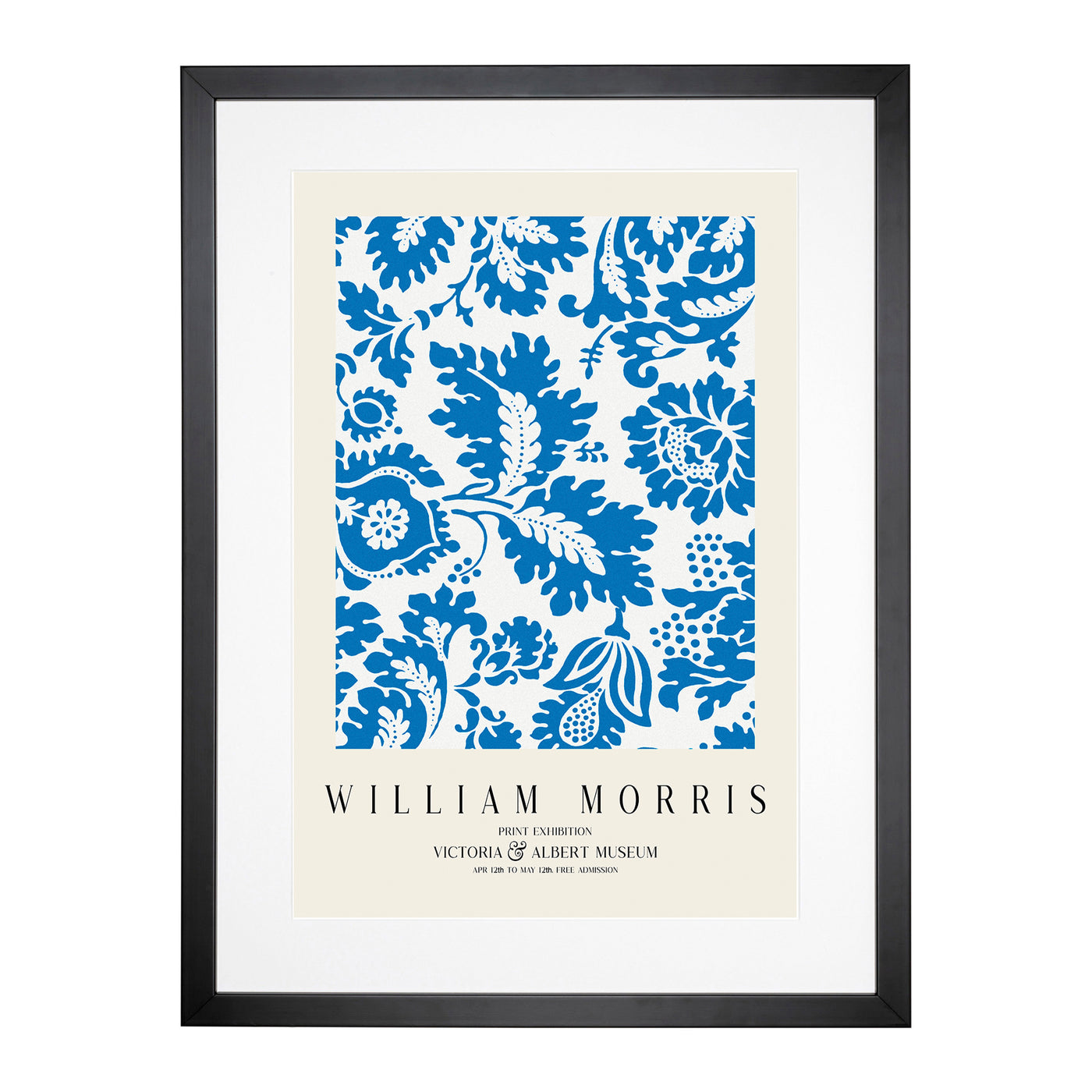 Venetian Pattern Print By William Morris Framed Print Main Image