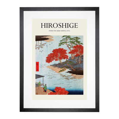 View From The Akiba Shrine At Ukeji Print By Utagawa Hiroshige Framed Print Main Image