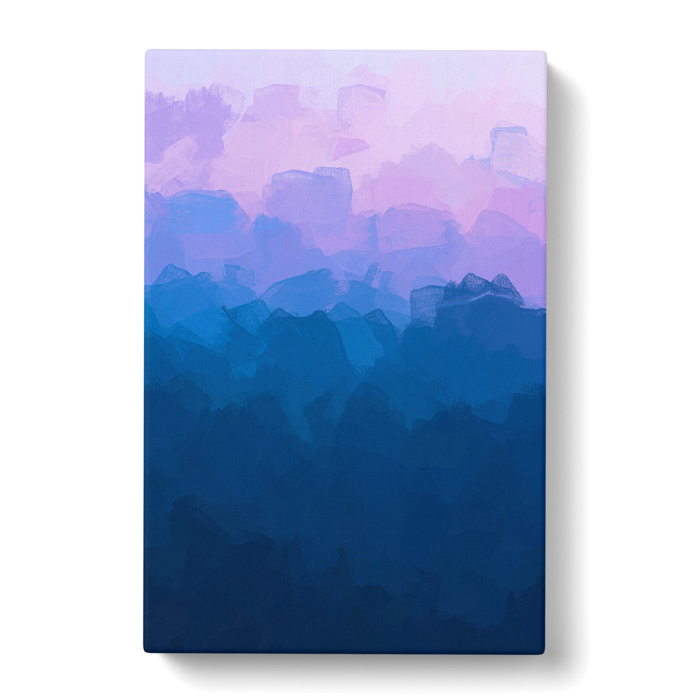 View Of A Mountain Range In Abstract Canvas Print Main Image