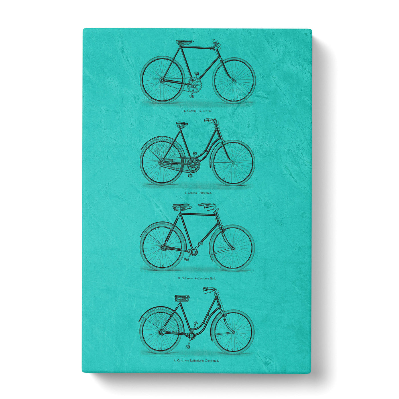 Vintage Bicycles Canvas Print Main Image
