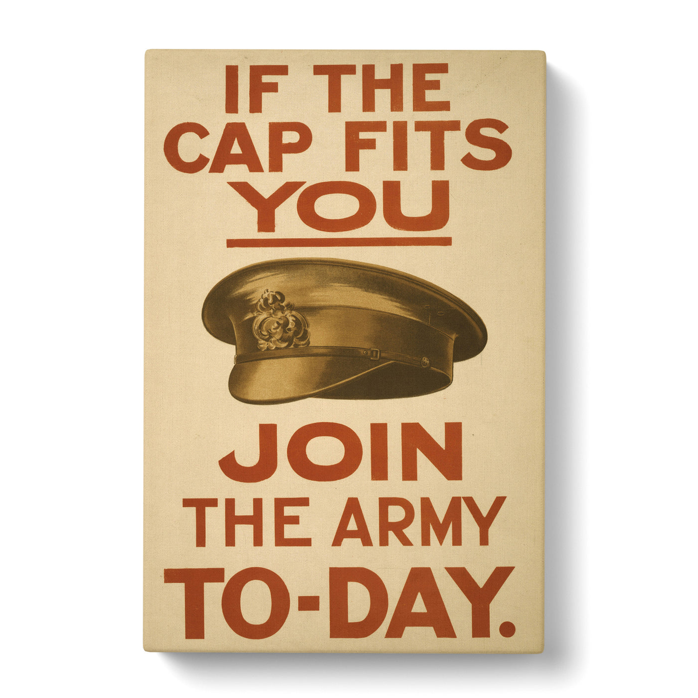 Vintage Join The Army Advertisementcan Canvas Print Main Image