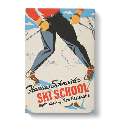 Vintage Skiiing Advertisement Vol.8Can Canvas Print Main Image