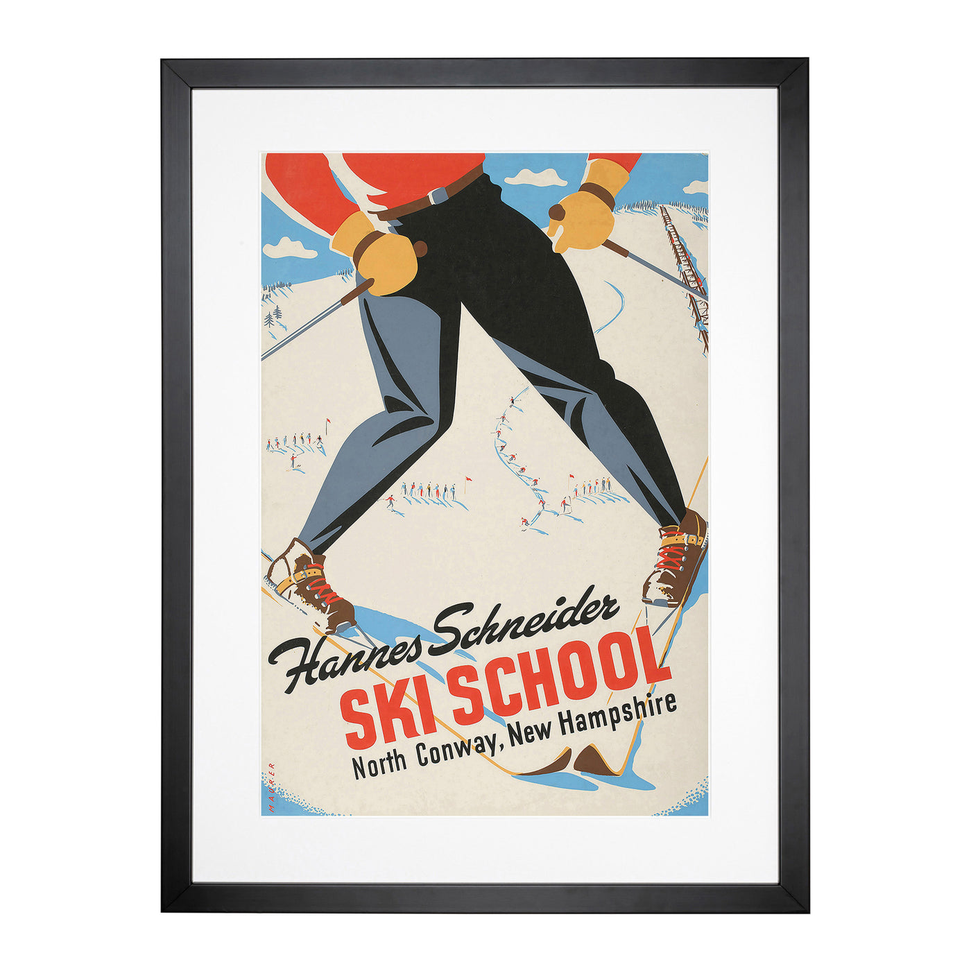 Vintage Skiiing Advertisement Vol.8