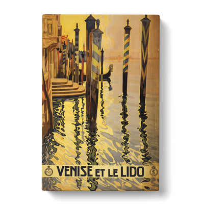 Vintage Travel Venice Vol.1Can Canvas Print Main Image