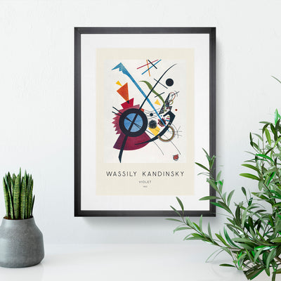 Violet Print By Wassily Kandinsky