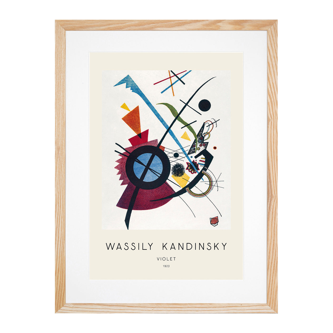 Violet Print By Wassily Kandinsky