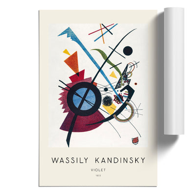 Violet Print By Wassily Kandinsky