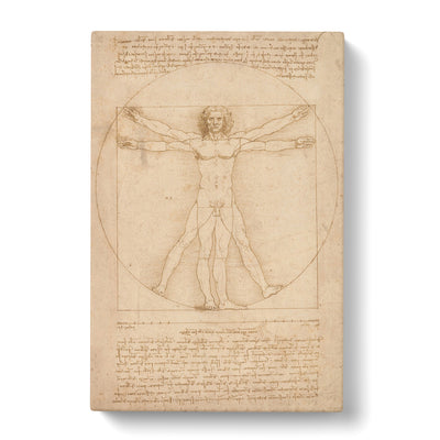 Vitruvian Man Vol.2 Byx Leonardo Da Vincican Canvas Print Main Image