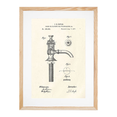 Water Faucet Tap Patent