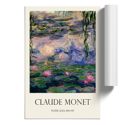 Water Lilies Lily Pond Vol.11 Print By Claude Monet