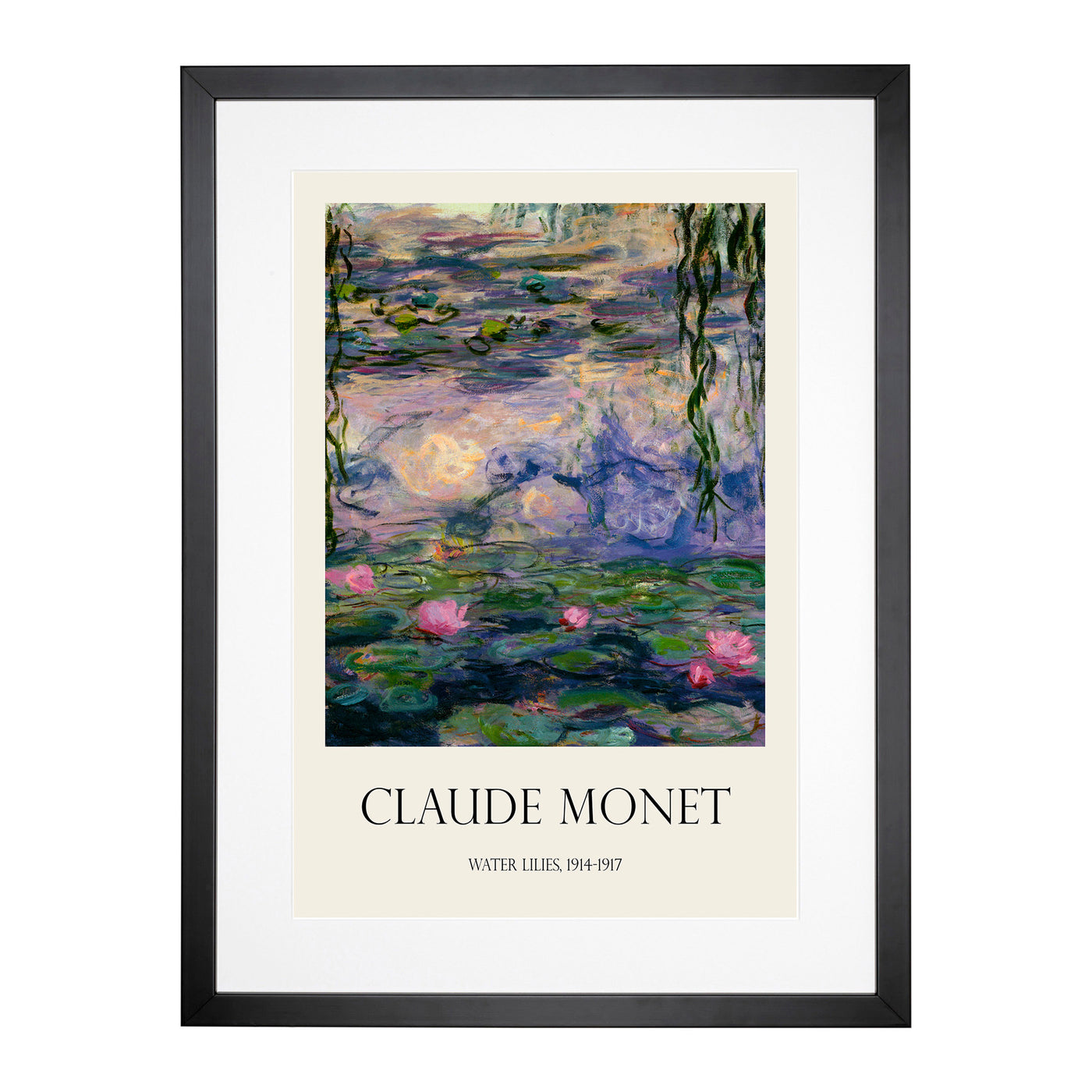 Water Lilies Lily Pond Vol.11 Print By Claude Monet Framed Print Main Image