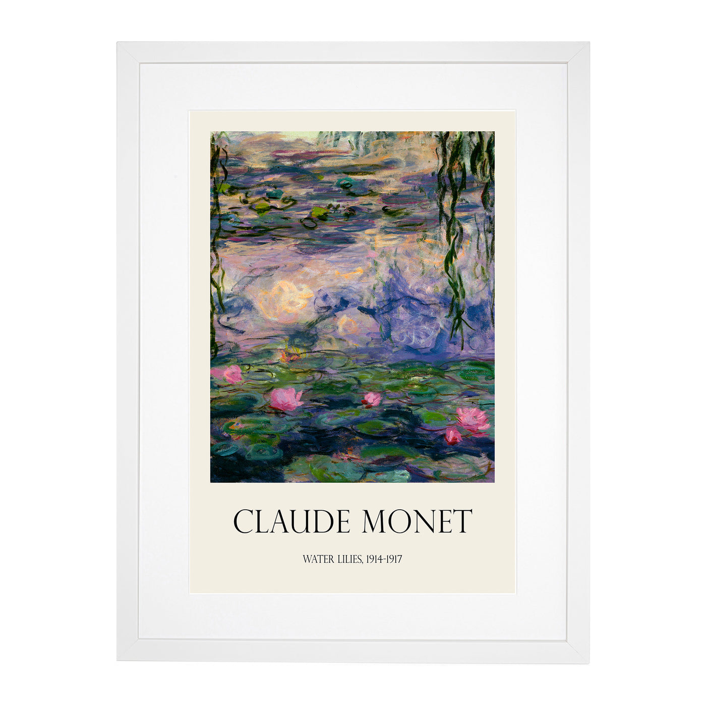 Water Lilies Lily Pond Vol.11 Print By Claude Monet