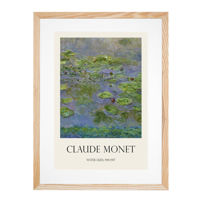 Water Lilies Lily Pond Vol.12 Print By Claude Monet