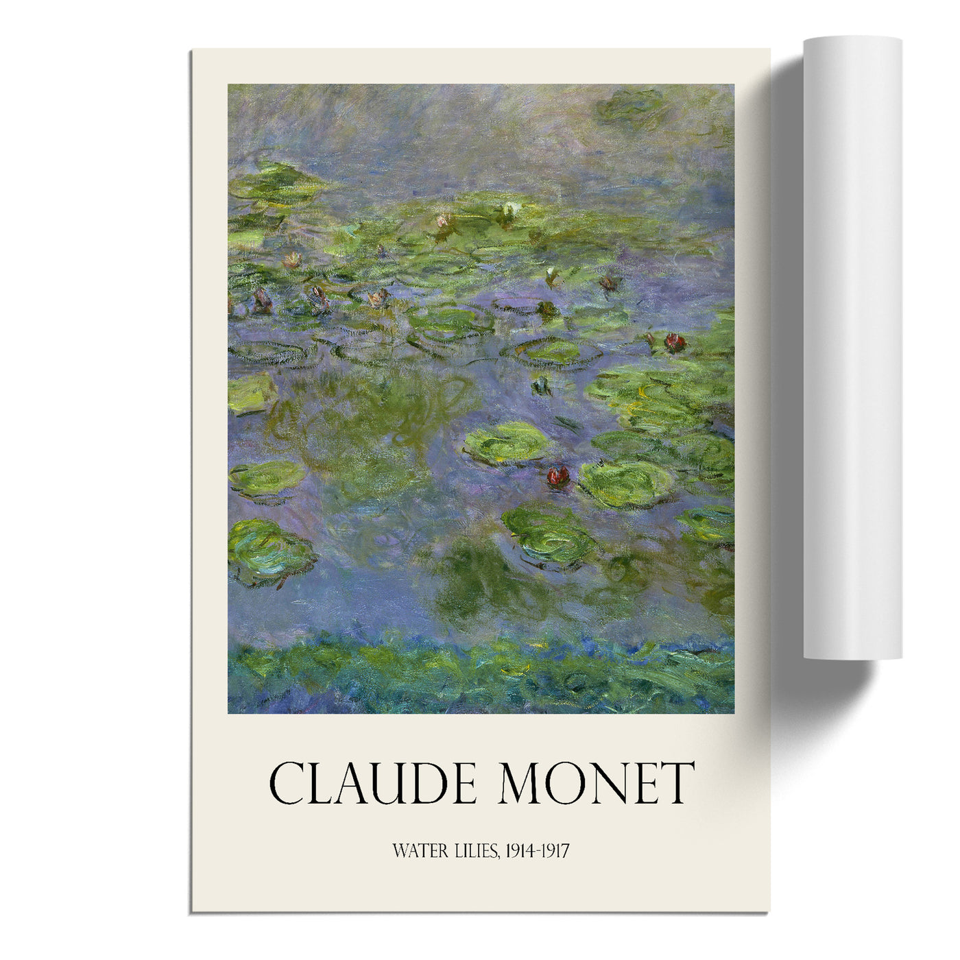 Water Lilies Lily Pond Vol.12 Print By Claude Monet