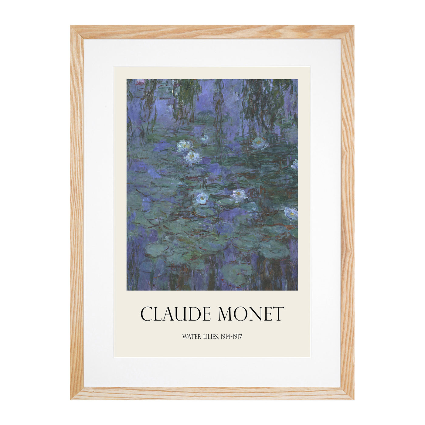 Water Lilies Lily Pond Vol.13 Print By Claude Monet