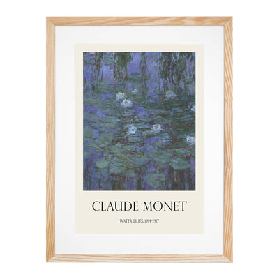 Water Lilies Lily Pond Vol.13 Print By Claude Monet