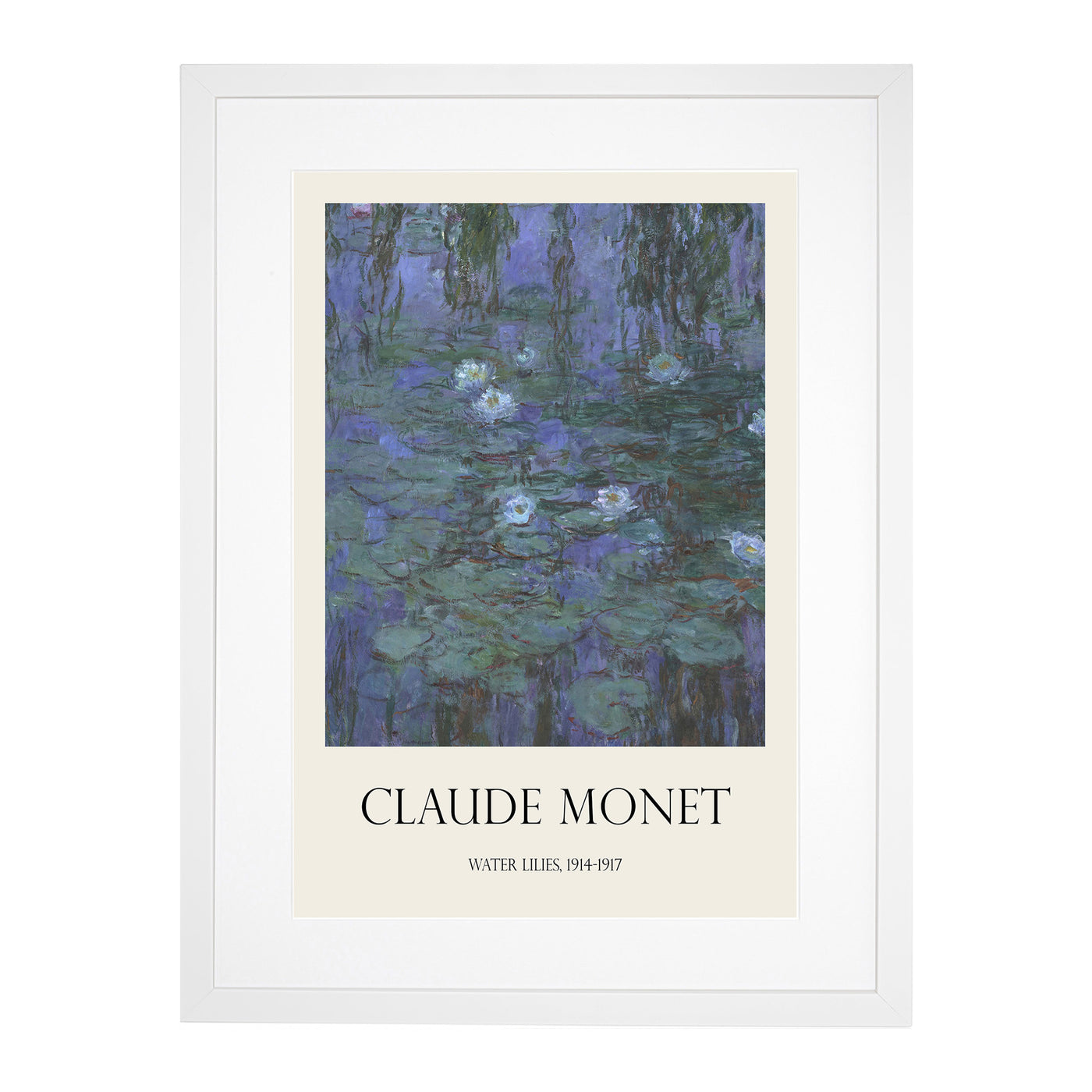 Water Lilies Lily Pond Vol.13 Print By Claude Monet