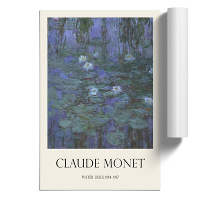 Water Lilies Lily Pond Vol.13 Print By Claude Monet