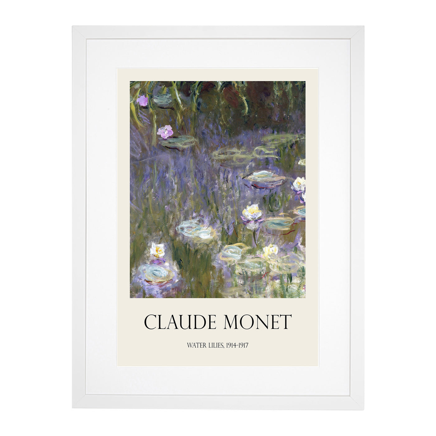 Water Lilies Lily Pond Vol.14 Print By Claude Monet