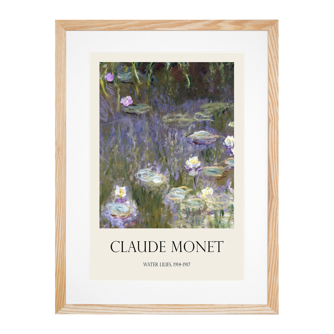 Water Lilies Lily Pond Vol.14 Print By Claude Monet